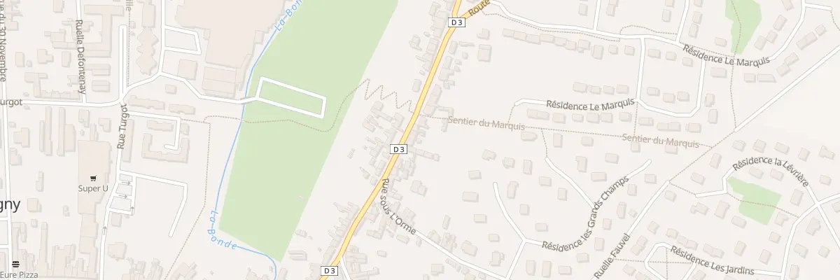 Plan du 38 Rue Aristide Briand à Étrépagny