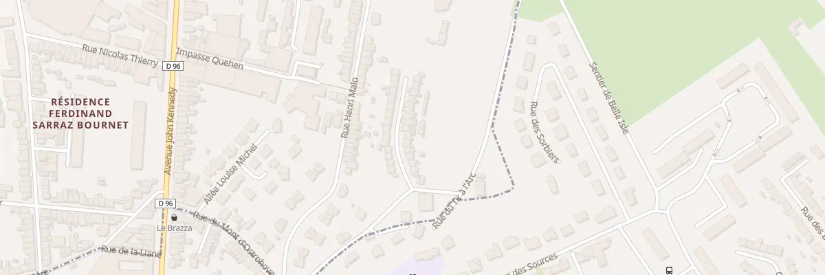 Plan du 54 Rue du Tir a l’Arc à Boulogne-sur-Mer