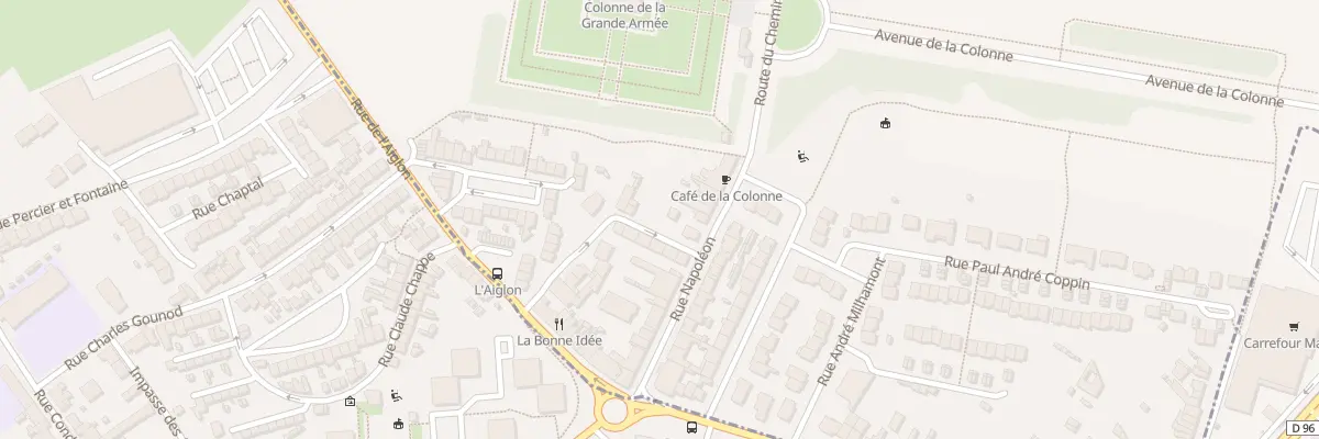 Plan du 25 Rue du Mal Lefebvre à Wimille