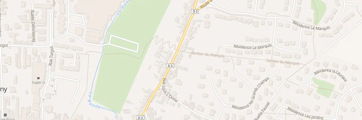 Plan du 40 Rue Aristide Briand à Étrépagny