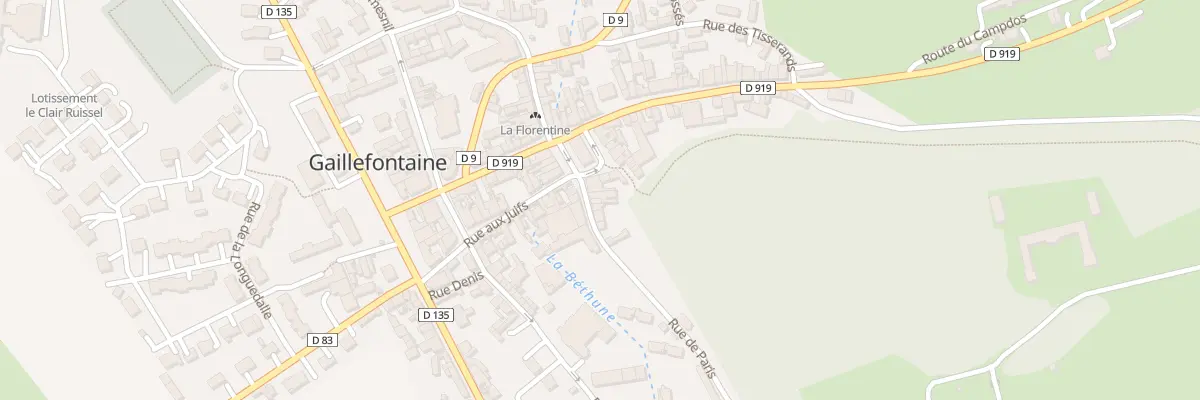Plan du 5 Rue de Paris à Gaillefontaine
