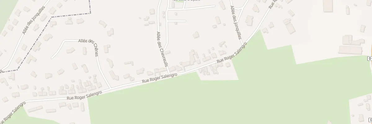Plan du 556 Rue Roger Salengro à Cucq
