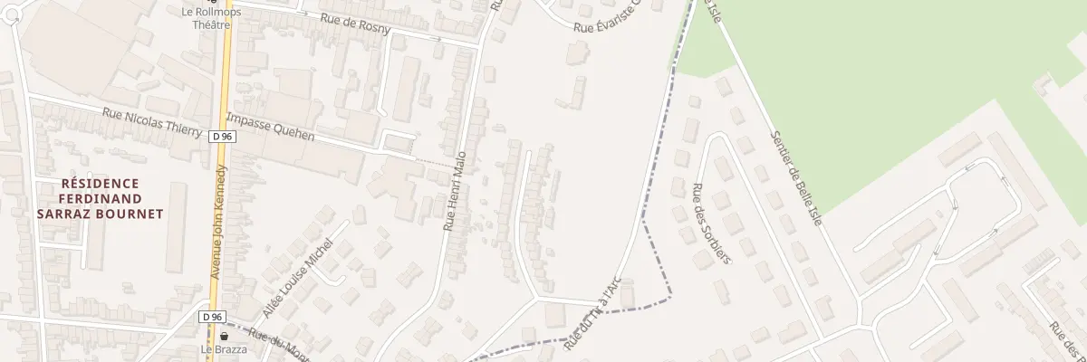 Plan du 66 Rue du Tir a l’Arc à Boulogne-sur-Mer