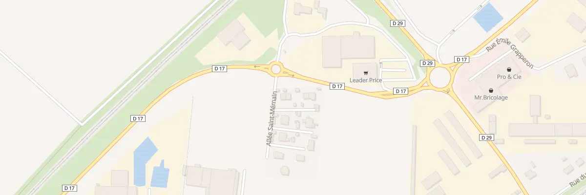 Plan du 3 Allee Saint-mémain aux Villages Vovéens
