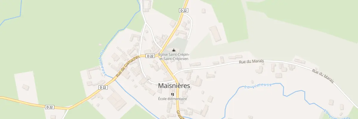 Plan du 2 Gr Grande Rue à Maisnières