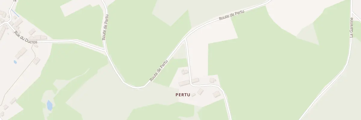 Plan du 1 Pertu à Colondannes