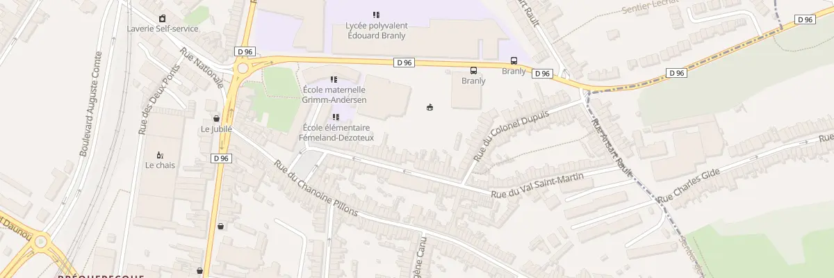 Plan du 29 Rue du Val St Martin à Boulogne-sur-Mer