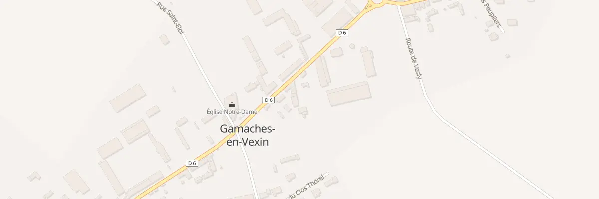 Plan du 6 Rue Oulgate à Gamaches-en-Vexin