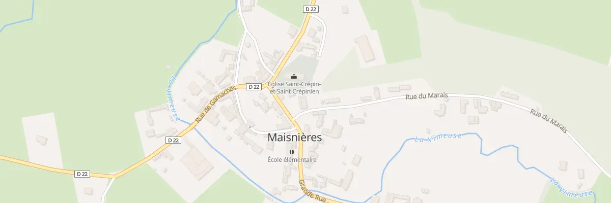 Plan du 4 Gr Grande Rue à Maisnières