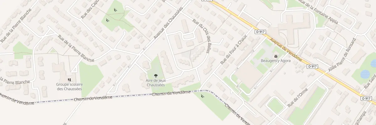 Plan du 9 Rue du Clos des Belles à Beaugency