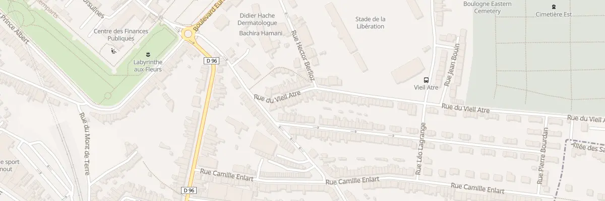 Plan du 18 Rue du Vieil Atre à Boulogne-sur-Mer