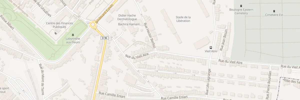 Plan du 17 Rue du Vieil Atre à Boulogne-sur-Mer