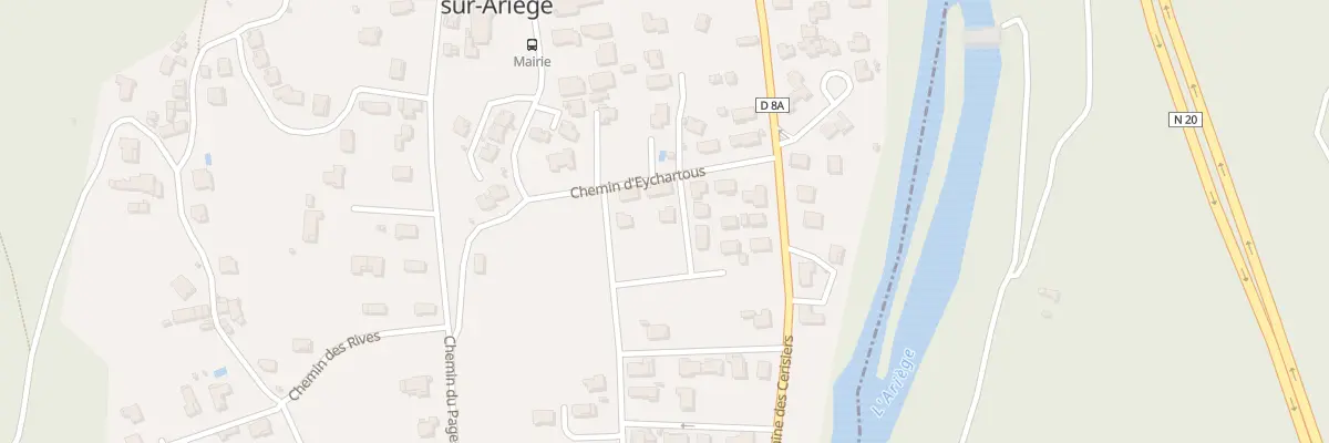 Plan du 2 Rue Claire Lacombe à Ferrières-sur-Ariège