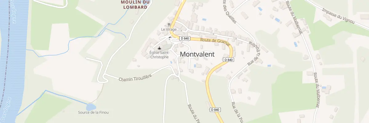 Plan du 5149 Montvalent à Montvalent