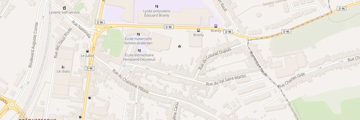 Plan du 33 Rue du Val St Martin à Boulogne-sur-Mer