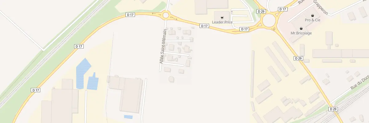 Plan du 14 Allee Saint-mémain aux Villages Vovéens