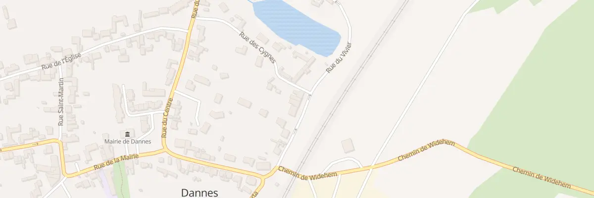 Plan du 15 Rue du Vivier à Dannes