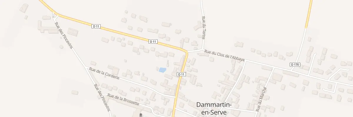 Plan du 25 Rue François Coent à Dammartin-en-Serve