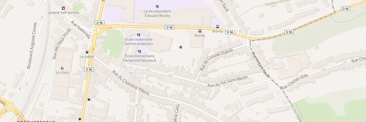 Plan du 35 Rue du Val Saint-Martin à Boulogne-sur-Mer