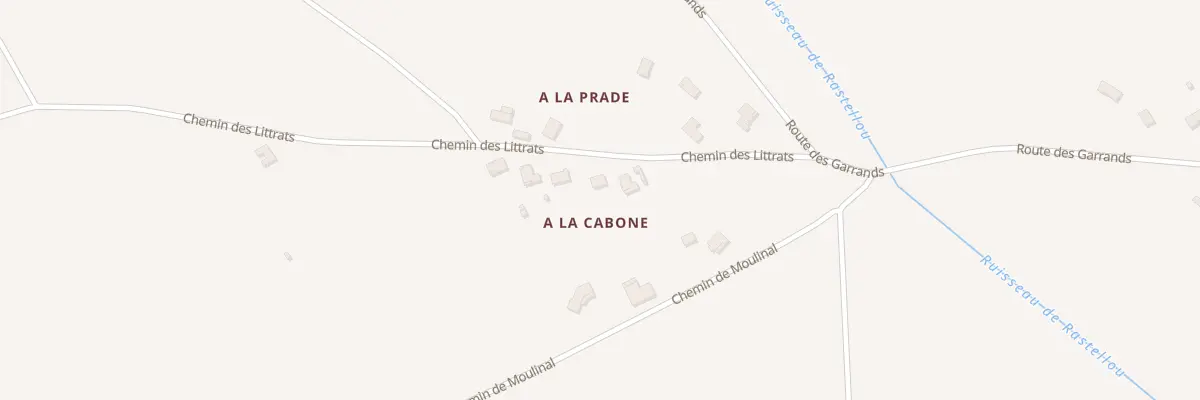 Plan du 195 Che des Littrats à Puygaillard-de-Quercy