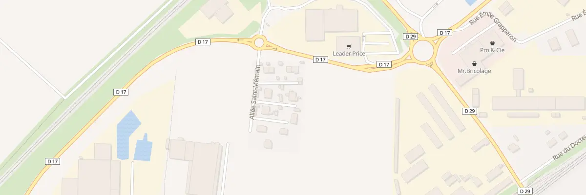 Plan du 8 Allee Saint-mémain aux Villages Vovéens