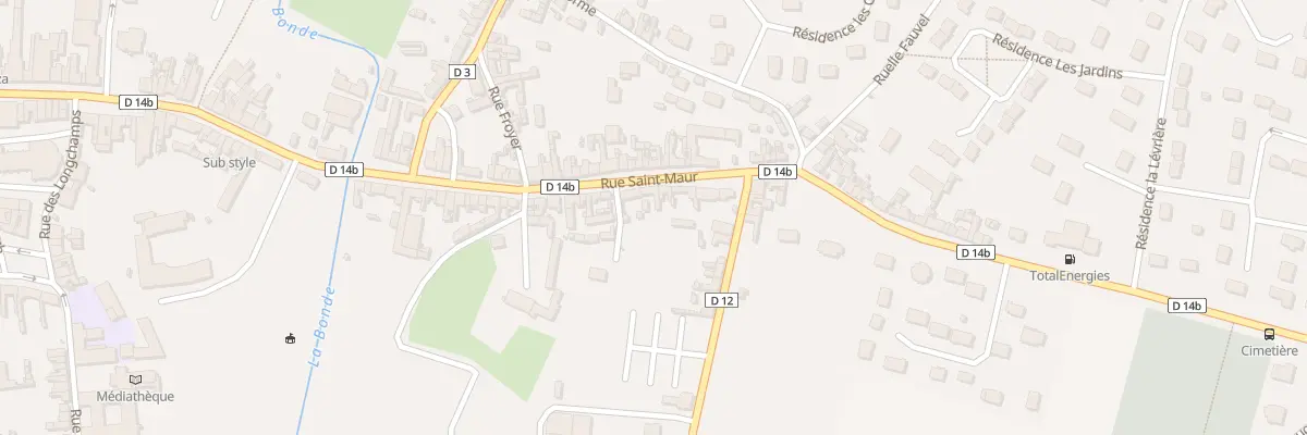 Plan du 56 Rue Saint Maur à Étrépagny