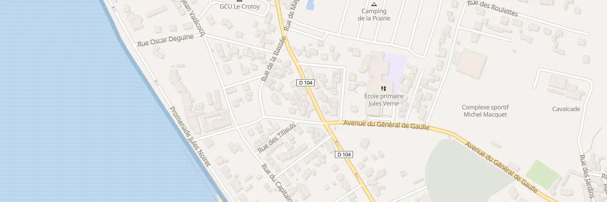 Plan du 7 Rue Georges au Crotoy