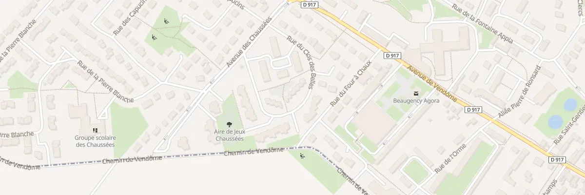 Plan du 13 Rue du Clos des Belles à Beaugency