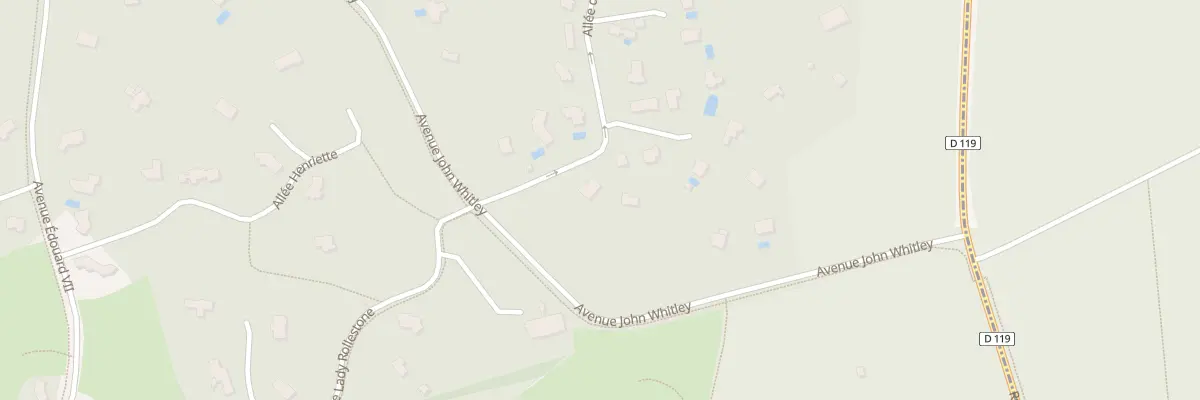 Plan du 34 All des Chênes à Neufchâtel-Hardelot