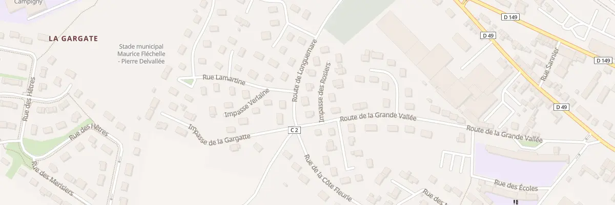 Plan du 1 Imp des Rosiers à Blangy-sur-Bresle