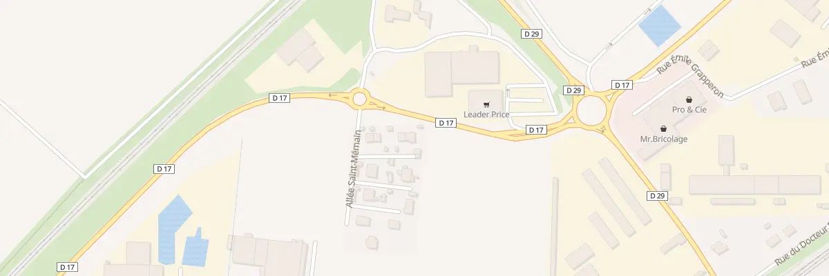 Plan du 7 Allee Saint-mémain aux Villages Vovéens