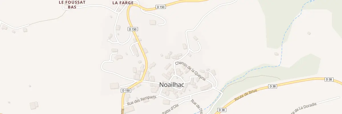 Plan du 5029 Le Bourg à Noailhac
