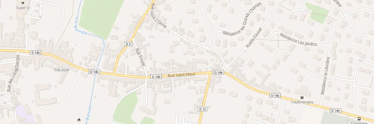 Plan du 53 Rue Saint Maur à Étrépagny