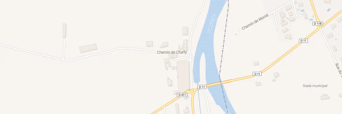 Plan du 1 Che de Charly à Benagues