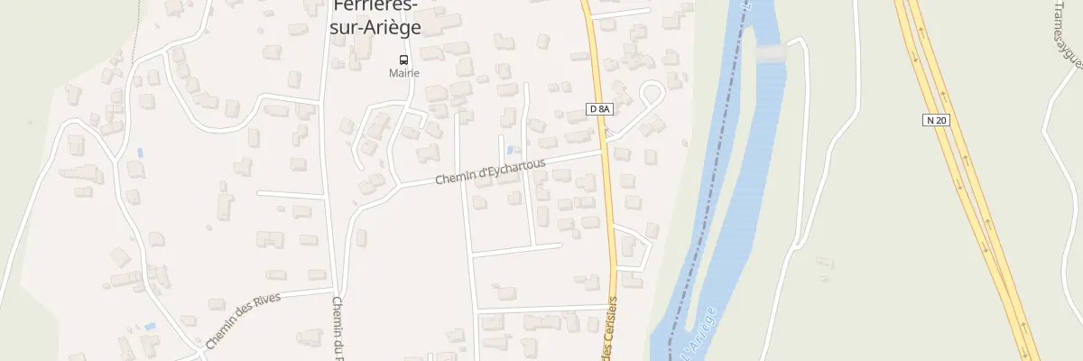 Plan du 1 Rue Claire Lacombe à Ferrières-sur-Ariège