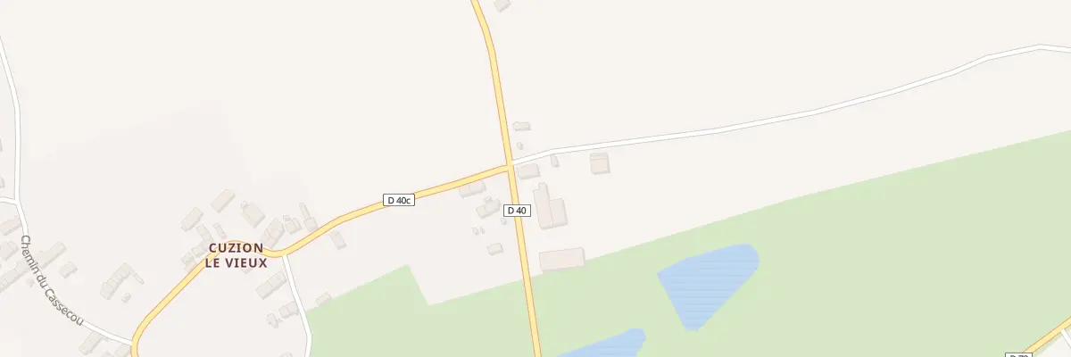 Plan du 16 Rte de l’Etang à Cuzion