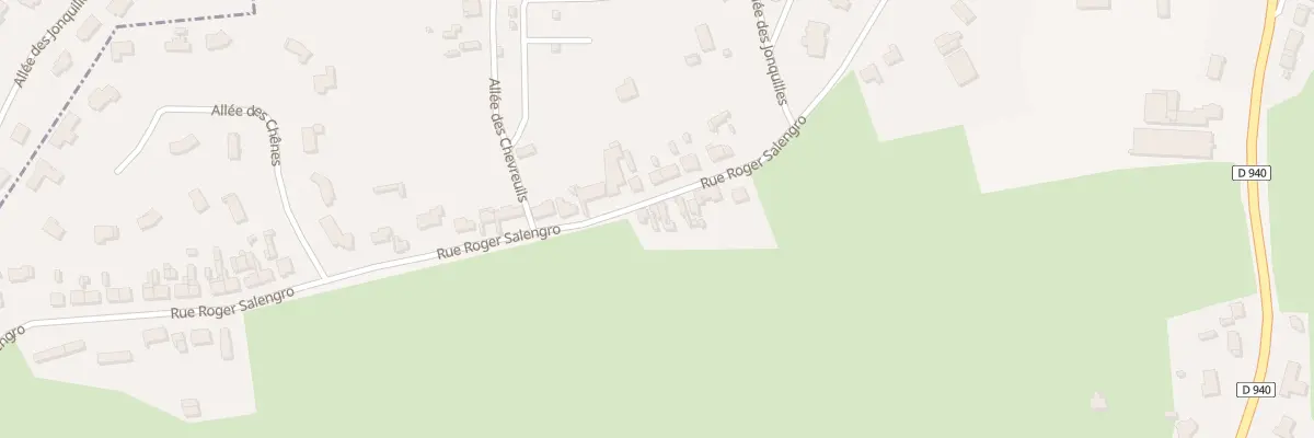 Plan du 521 Rue Roger Salengro à Cucq