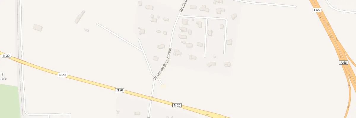 Plan du 42 Rte de Bouchonne à Pamiers