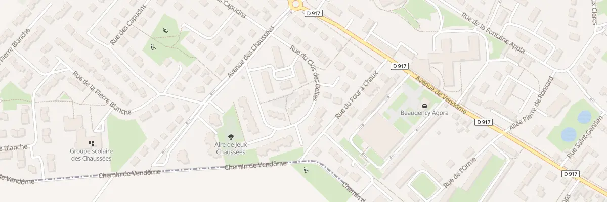 Plan du 17 Rue du Clos des Belles à Beaugency
