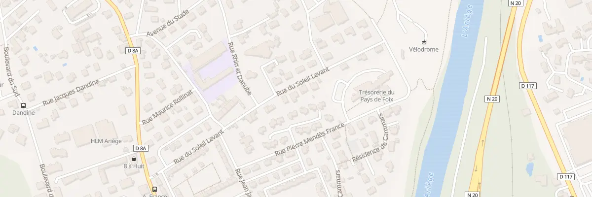 Plan du 29 Rue du Soleil Levant à Foix