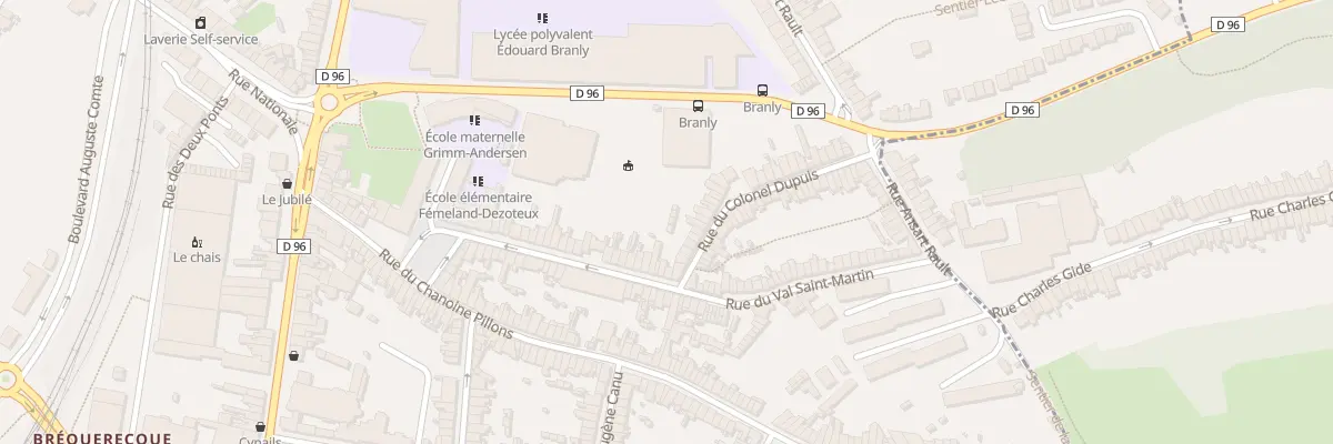Plan du 45 Rue du Val St Martin à Boulogne-sur-Mer