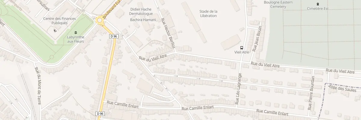 Plan du 28 Rue du Vieil Atre à Boulogne-sur-Mer