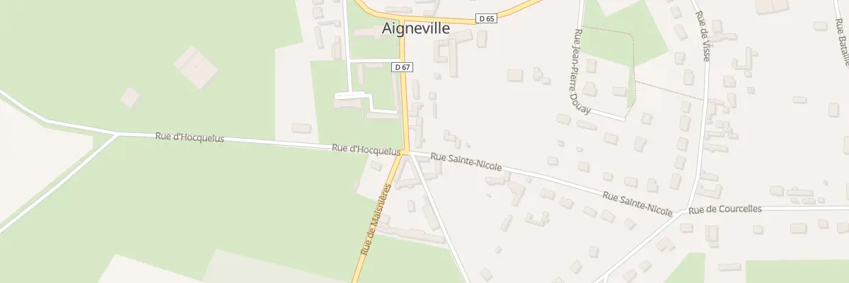 Plan du 123 Rue de Maisnières à Aigneville