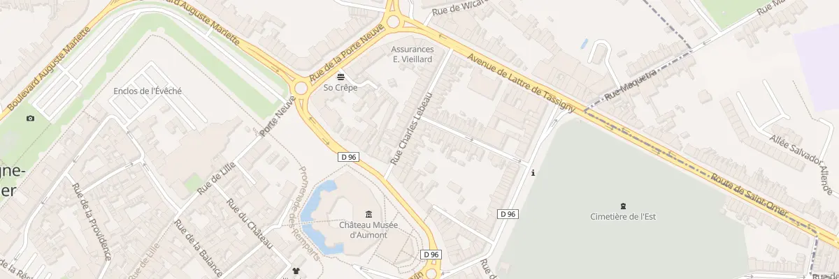 Plan du 16 Rue Charles Lebeau à Boulogne-sur-Mer