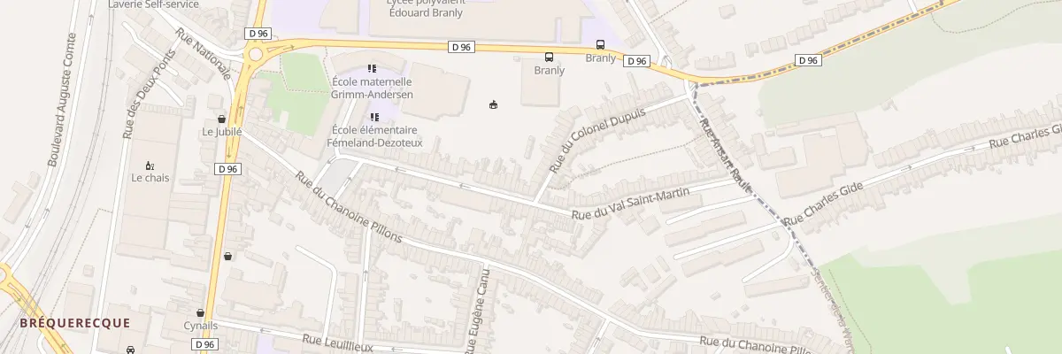 Plan du 51 Rue du Val St Martin à Boulogne-sur-Mer