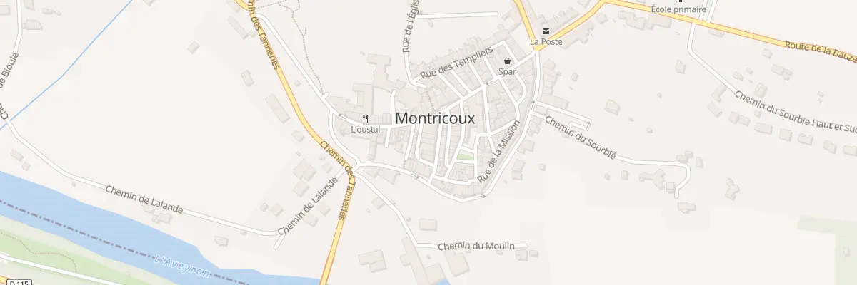 Plan du 4 Rue de la Résistance à Montricoux