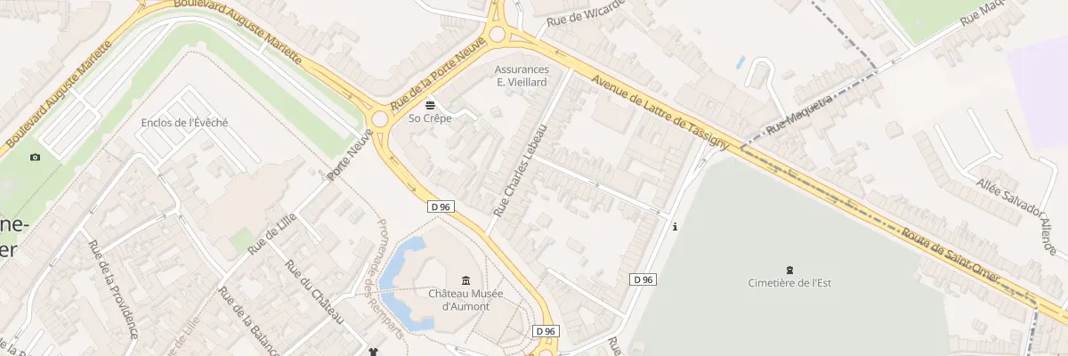 Plan du 18 Rue Charles Lebeau à Boulogne-sur-Mer