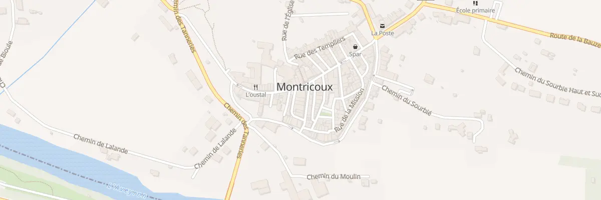 Plan du 2 Rue de la Résistance à Montricoux