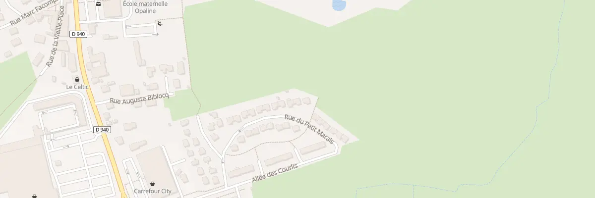 Plan du 57 Rue du Petit Marais à Merlimont