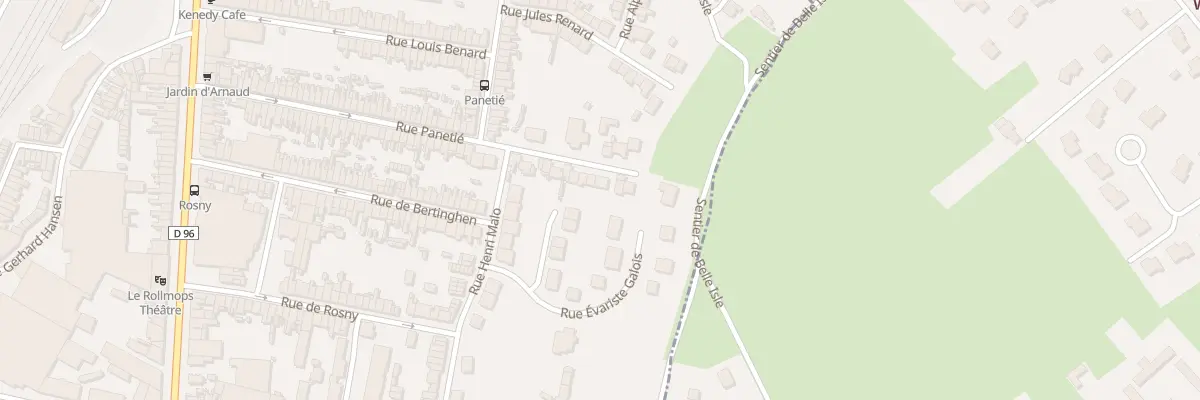 Plan du 108 Rue Panetié à Boulogne-sur-Mer